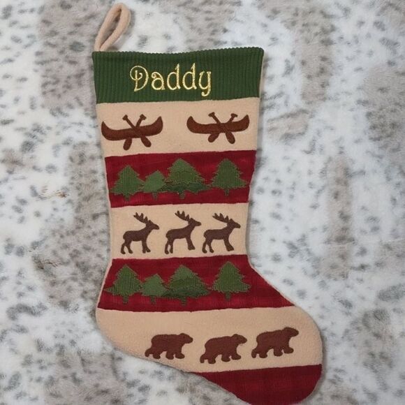 Kurt S Adler Daddy Christmas Stocking - Picture 1 of 5